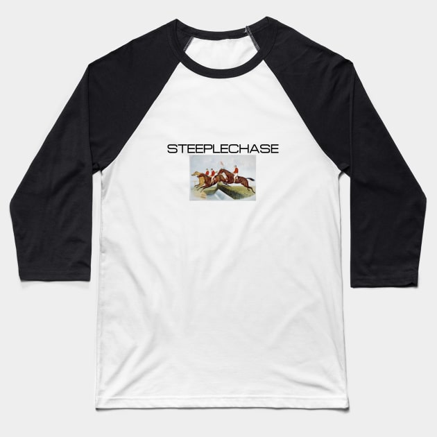 Steeplechase Baseball T-Shirt by teepossible